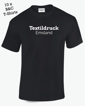 Lade das Bild in den Galerie-Viewer, T-Shirt Aktions Pakete &quot;B &amp; C&quot; inkl. 1-farbigem Druck
