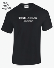 Lade das Bild in den Galerie-Viewer, T-Shirt Aktions Pakete &quot;B &amp; C&quot; inkl. 1-farbigem Druck
