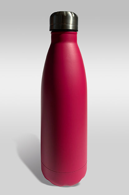 Edelstahlflasche, 500 ml, pink, inkl. individueller Gravur