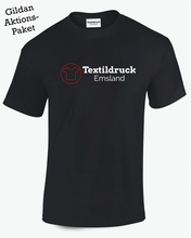 Lade das Bild in den Galerie-Viewer, T-Shirt Aktions Pakete &quot;Gildan&quot; inkl. 2-farbigem Druck
