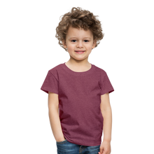 Lade das Bild in den Galerie-Viewer, Kinder Premium T-Shirt - Bordeauxrot meliert
