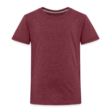 Lade das Bild in den Galerie-Viewer, Kinder Premium T-Shirt - Bordeauxrot meliert
