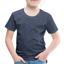 Lade das Bild in den Galerie-Viewer, Kinder Premium T-Shirt - Blau meliert
