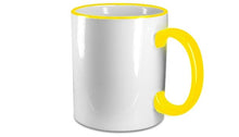 Lade das Bild in den Galerie-Viewer, Keramiktasse, 330 ml, verschiedene Farben, inkl. individuellem Motiv

