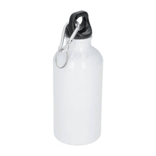 Lade das Bild in den Galerie-Viewer, Trinkflasche aus Aluminium, 400 ml, weiß, inkl. individuellem Motiv
